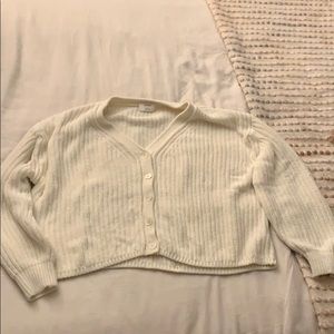 Cream Aritzia/Wilfred knitted sweater